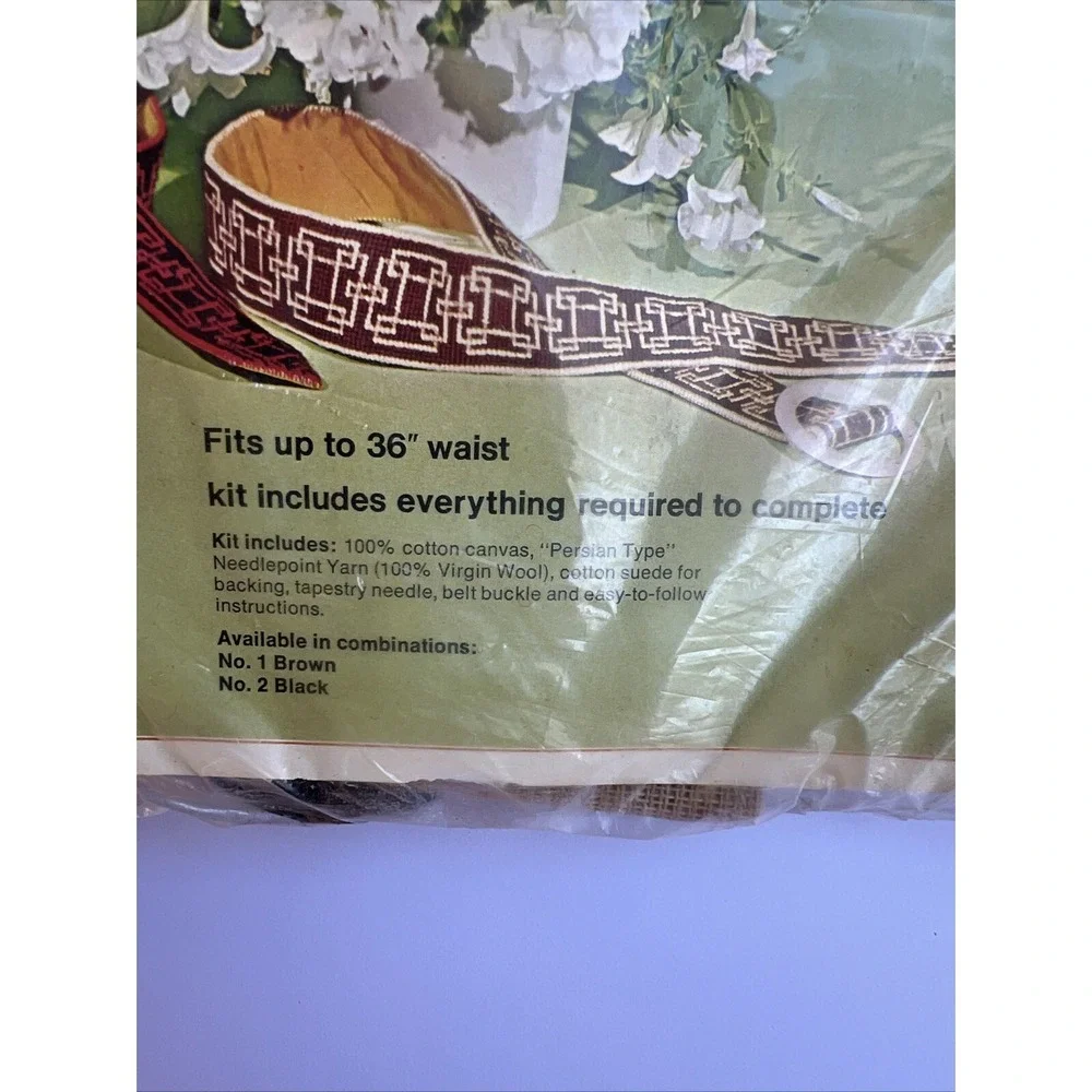 VTG 70s Bucilla Needlepoint 
